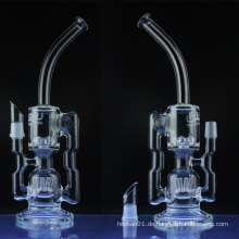 Glasrecycler Wasserpfeife zum Rauchen mit Sprinkler Perc (ES-GB-036)